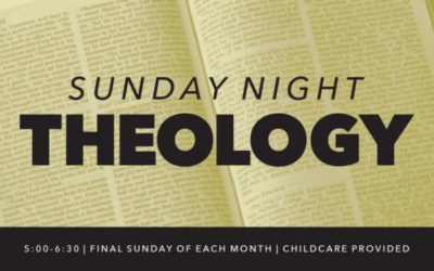 Sunday Night Theology Schedule for 2022 Released