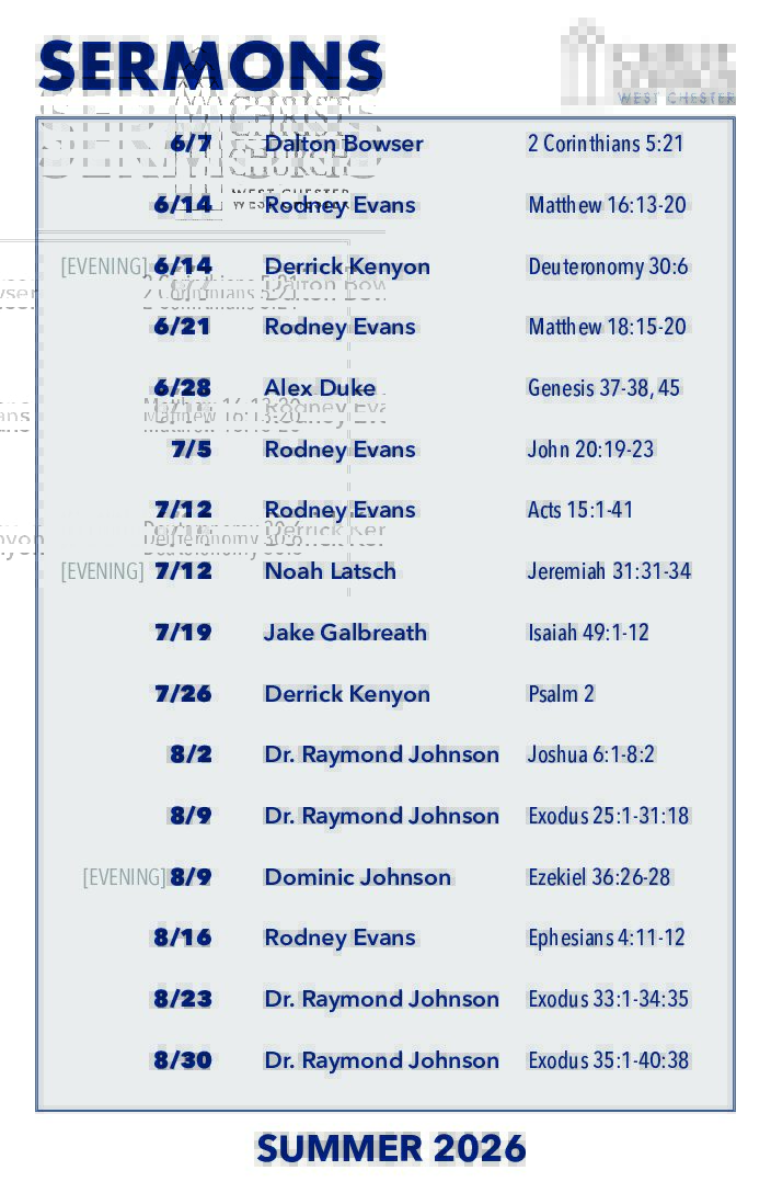 2026 Summer Sermon and Verse-By-Verse Cards