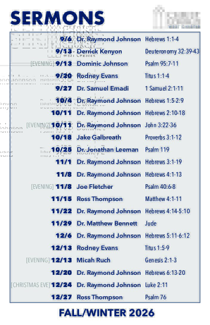 Fall/Winter 2026 Sermon And Verse-By-Verse Cards